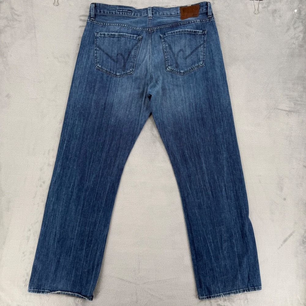 Citizens of Humanity Perfect Straight Leg Jeans Blue Mens Made in USA Size 38 - Picture 6 of 16
